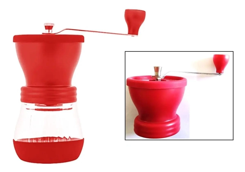 MOLINILLO MANUAL PARA CAFE  CON MUELAS CERAMICAS Y AJUSTE DE MOLIENDA - 3