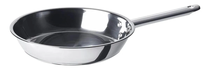 SARTE N DE ACERO INOXIDABLE DE 24 CM COMPATIBLE CON INDUCCION Y HORNO - 1