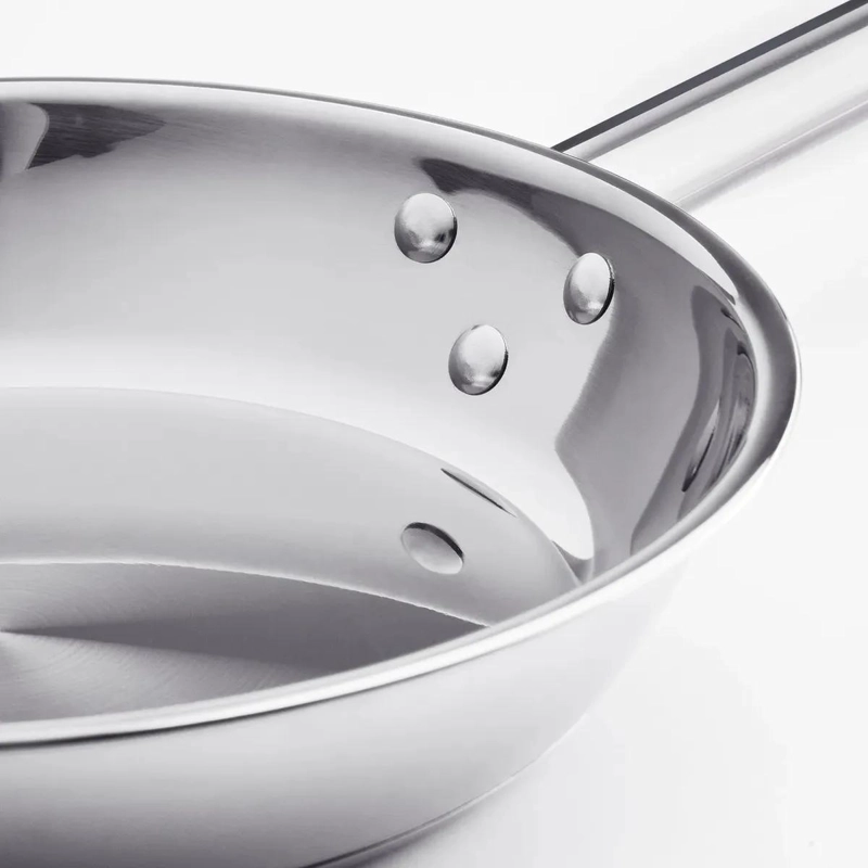 SARTE N DE ACERO INOXIDABLE DE 24 CM COMPATIBLE CON INDUCCION Y HORNO - 2