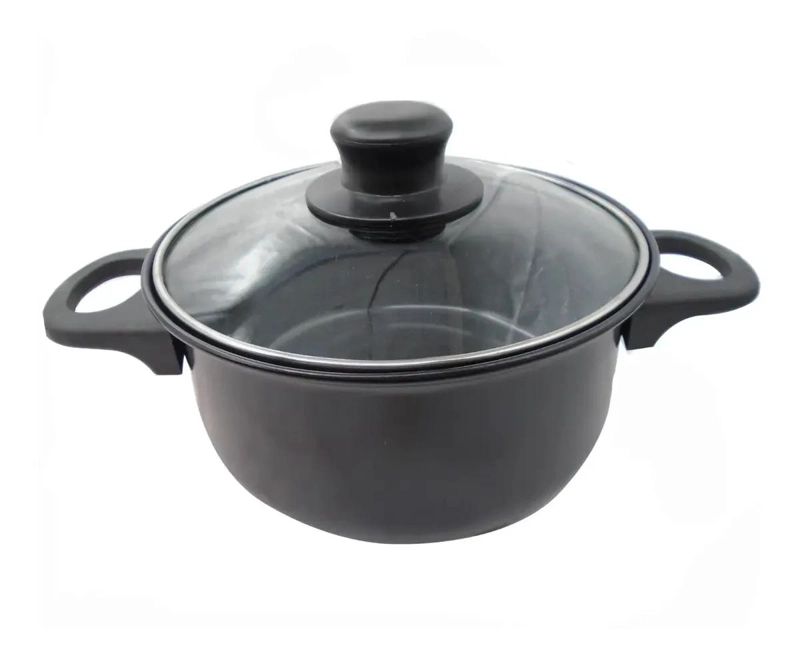 JUEGO DE OLLAS CON BATERIA ANTIADHERENTE DE 7 PIEZAS PARA COCINA - 4