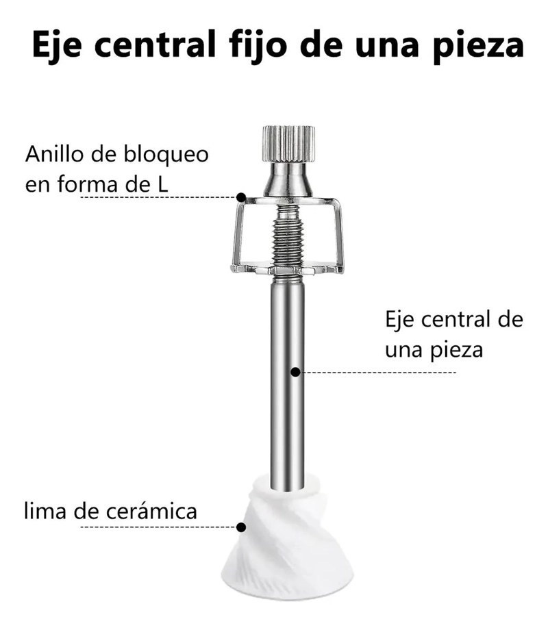 MOLINILLO MANUAL PARA CAFE  Y SEMILLAS CON DISEÑO ERGONOMICO - 4