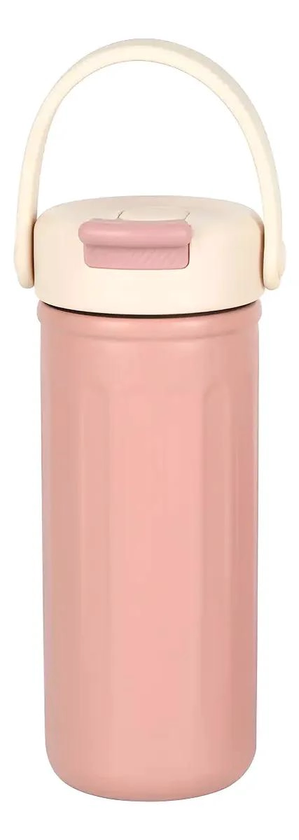 VASO TE RMICO DE ACERO INOXIDABLE CON BOMBILLA PARA BEBIDAS 500 ML - 1