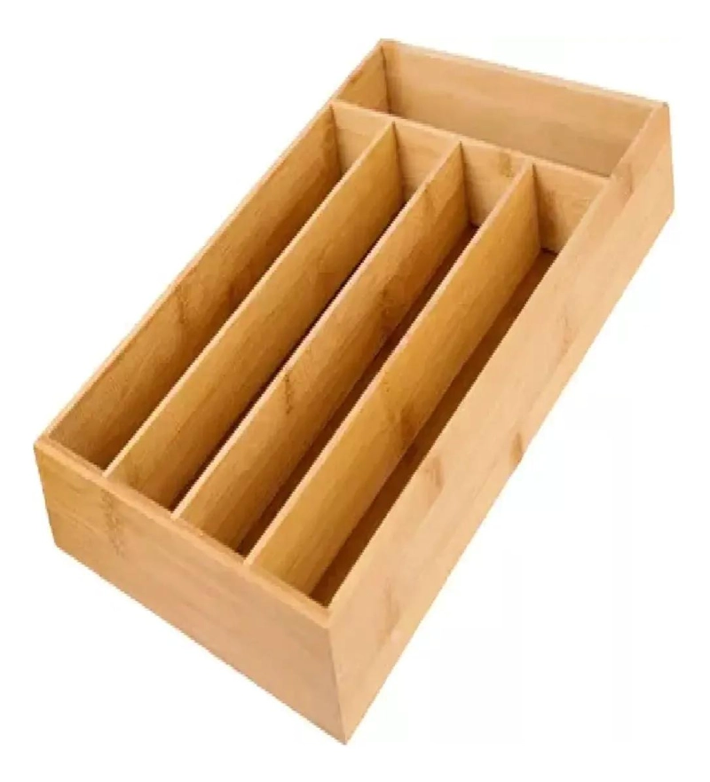 ORGANIZADOR DE CUBIERTOS DE BAMBU PARA SERVICIO EN BANDEJA - 5