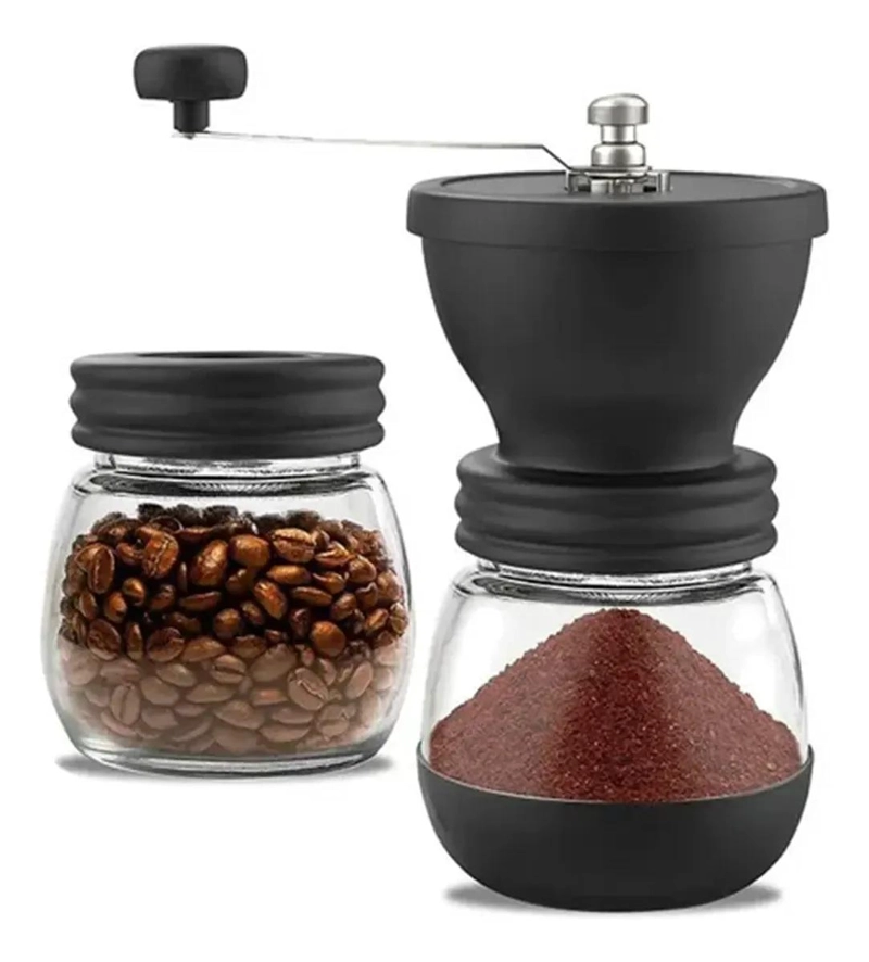 MOLINILLO MANUAL PARA CAFE  Y SEMILLAS CON AJUSTE DE MOLIENDA - 1