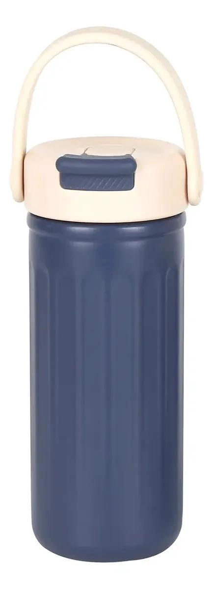 VASO TE RMICO DE ACERO INOXIDABLE CON BOMBILLA PARA BEBIDAS 500 ML - 1
