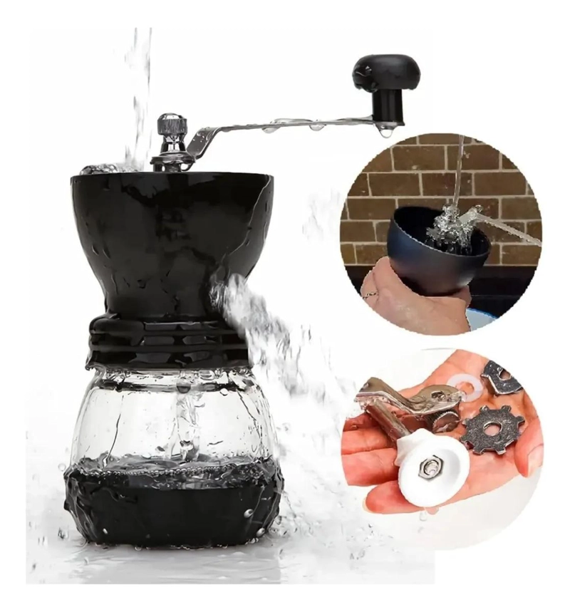 MOLINILLO MANUAL PARA CAFE  Y SEMILLAS CON DISEÑO ERGONOMICO - 3