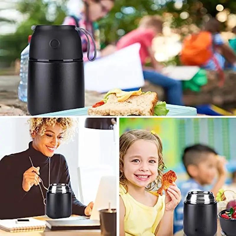 TARRO TERMO PARA MANTENER ALIMENTOS FRIOS Y CALIENTES POR HORAS - 5