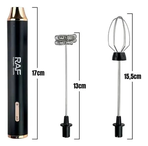 MINI BATIDOR RECARGABLE PARA CAFE  CON FUNCION ESPUMADORA 2 EN 1 - 5