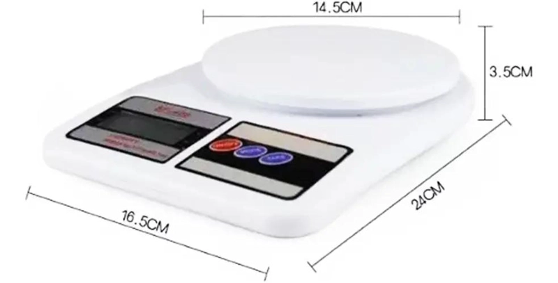 BALANZA DIGITAL PARA COCINA CON CAPACIDAD MAXIMA DE 10 KILOGRAMOS - 4