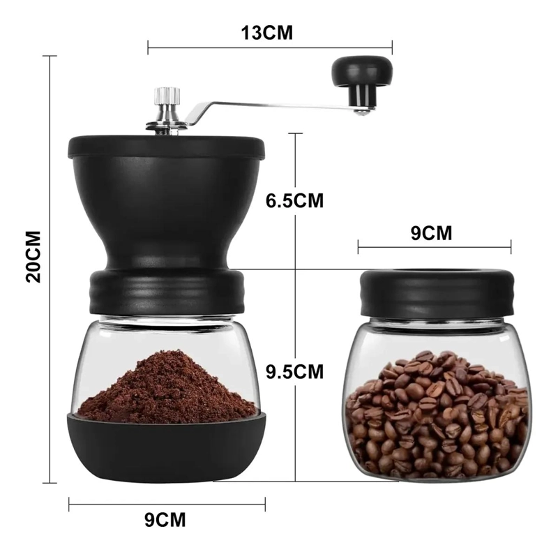 MOLINILLO MANUAL PORTATIL PARA CAFE  CON AJUSTE DE MOLIENDA - 2