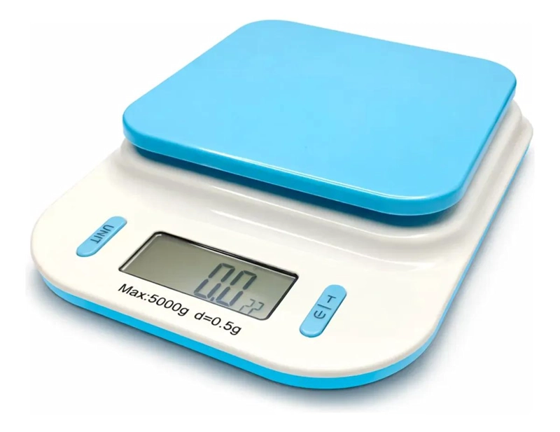 BALANZA DIGITAL PARA COCINA CON CAPACIDAD DE 5 KG Y PRECISION DE 1 G - 3