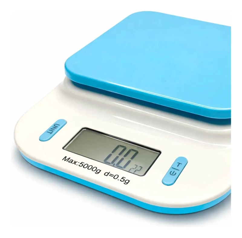 BALANZA DIGITAL PARA COCINA CON CAPACIDAD DE 5 KG Y PRECISION DE 1 G - 4
