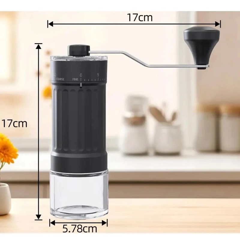 MOLINILLO MANUAL PARA GRANOS DE CAFE  CON MUELA CERAMICA AJUSTABLE - 3