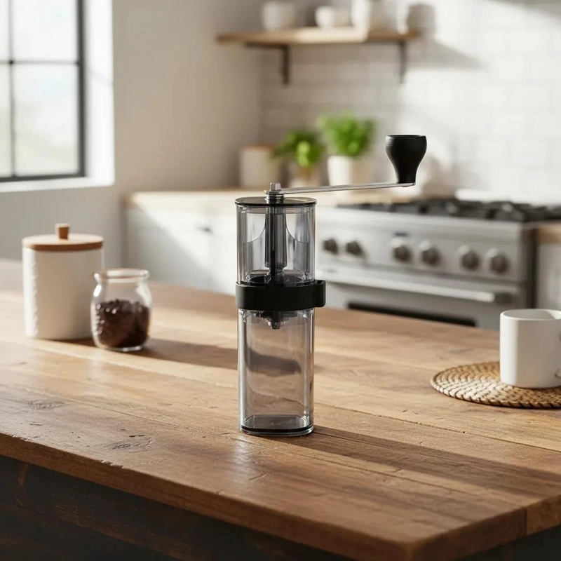 MOLINILLO MANUAL PARA CAFE  CON DISEÑO COMPACTO Y AJUSTABLE - 1