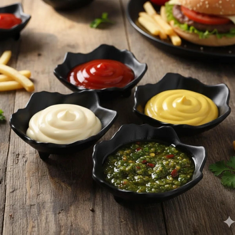 SET DE 12 POCILLOS PARA SALSAS DE MELAMINA CAPACIDAD 2 ONZAS - 2