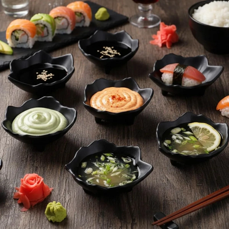 SET DE 12 POCILLOS PARA SALSAS DE MELAMINA CAPACIDAD 2 ONZAS - 3