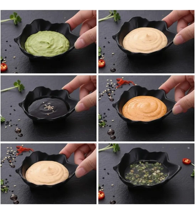 SET DE 12 POCILLOS PARA SALSAS DE MELAMINA CAPACIDAD 2 ONZAS - 5
