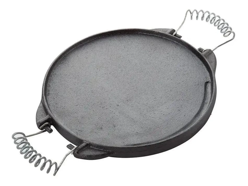 PLANCHA CHURRASQUERA REVERSIBLE PARA COCINA DE 25 CM - 2