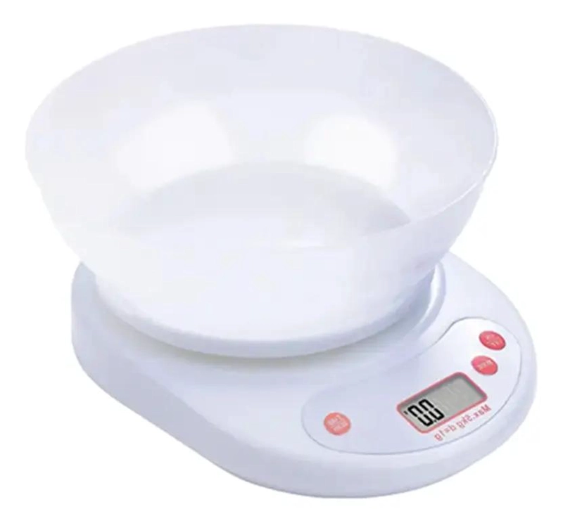 BALANZA DIGITAL DE COCINA RECARGABLE CON PANTALLA LCD Y ALTA PRECISION - 1