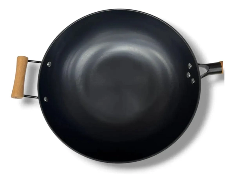 SARTE N WOK ANTIADHERENTE CON MANGO DE MADERA DE 36,5 CM - 2