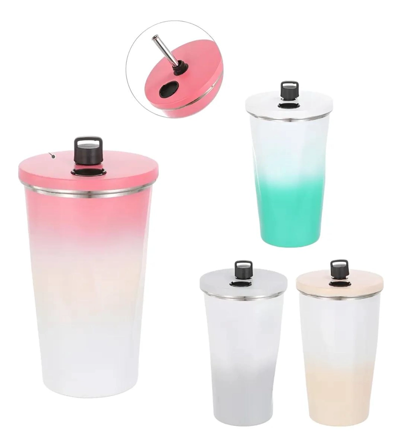 TERMO DE ACERO INOXIDABLE CON CAPACIDAD PARA BEBIDAS CALIENTES Y FRIAS - 1