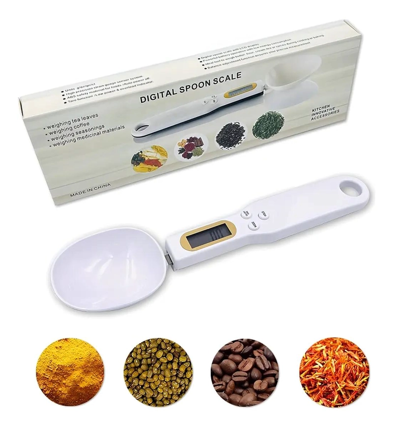 CUCHARA MEDIDORA DIGITAL CON BALANZA DE PRECISION HASTA 500 GRAMOS - 1