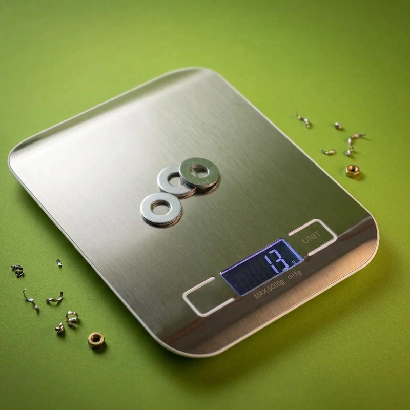 BALANZA DIGITAL PARA COCINA CON CAPACIDAD DE 5 KG Y PANTALLA LCD - 3