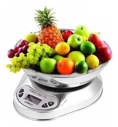 SET DE 2 PESAS DE ACERO INOXIDABLE CON CAPACIDAD DE 5 KG PARA COCINA - 3