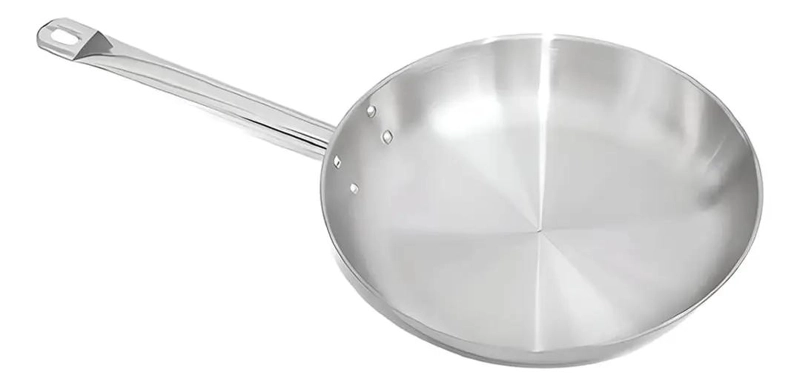 SARTE N DE ACERO INOXIDABLE CON FONDO DIFUSOR DE 26 CM - 1