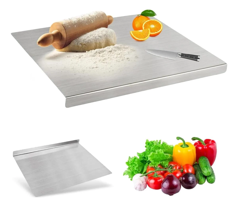 TABLA PARA PICAR DE ACERO INOXIDABLE ANTIBACTERIANA 30X40 CM - 1