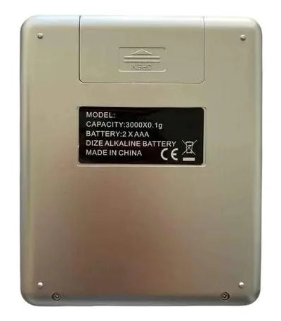 BALANZA DIGITAL PARA PESAR DESDE 0.1G HASTA 3000G CON ALTA PRECISION - 4