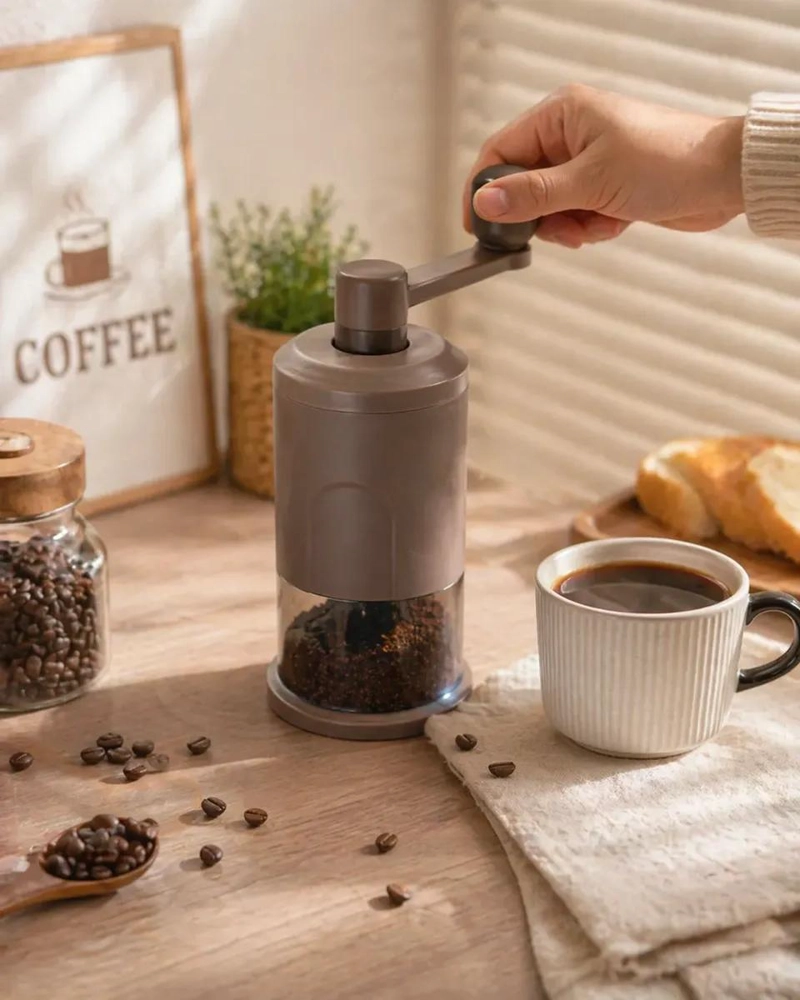 MOLINILLO MANUAL AJUSTABLE PARA CAFE  PORTATIL DE COCINA Y HOGAR - 3