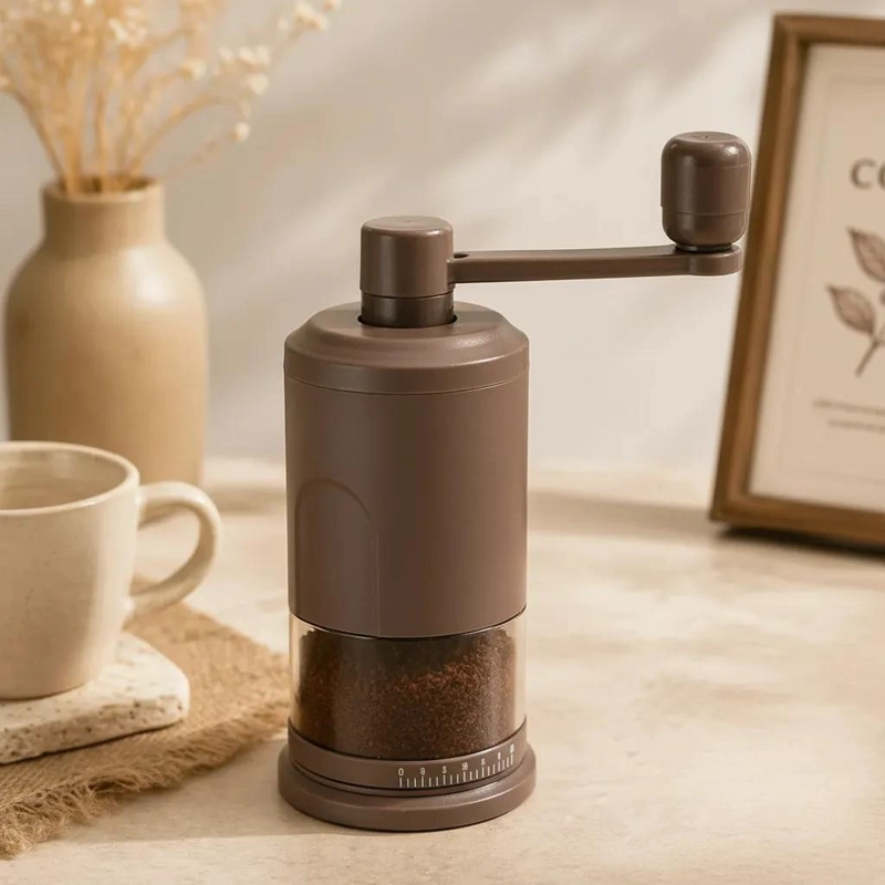 MOLINILLO MANUAL AJUSTABLE PARA CAFE  PORTATIL DE COCINA Y HOGAR - 5