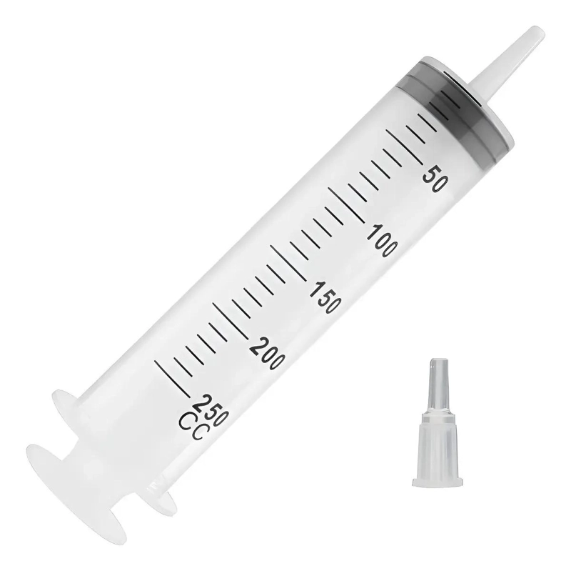 JERINGA DOSIFICADORA PARA ALIMENTAR PERROS Y GATOS 250 ML - 1