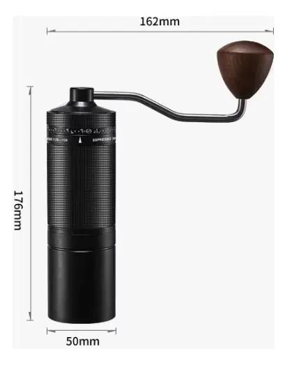 MOLINILLO MANUAL PARA GRANOS DE CAFE  CON AJUSTE EXTERNO Y CUERPO METALICO - 4