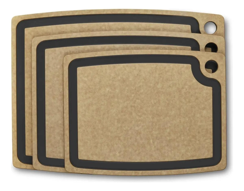 TABLA RECTANGULAR PARA PICAR CON CANALETA Y MANIJA ERGONOMICA - 2