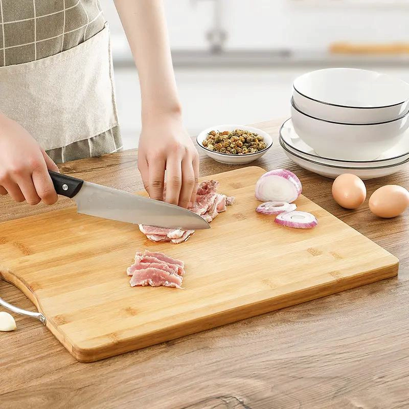 SET DE 3 TABLAS DE COCINA DE BAMBU PARA CORTAR EN TAMAÑOS VARIADOS - 2