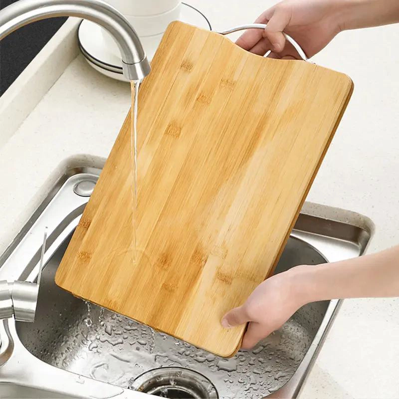 SET DE 3 TABLAS DE COCINA DE BAMBU PARA CORTAR EN TAMAÑOS VARIADOS - 5