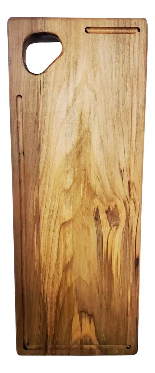 TABLA DE ROBLE CON RANURA PARA COCINA Y ASADO 60X23 CM - 3