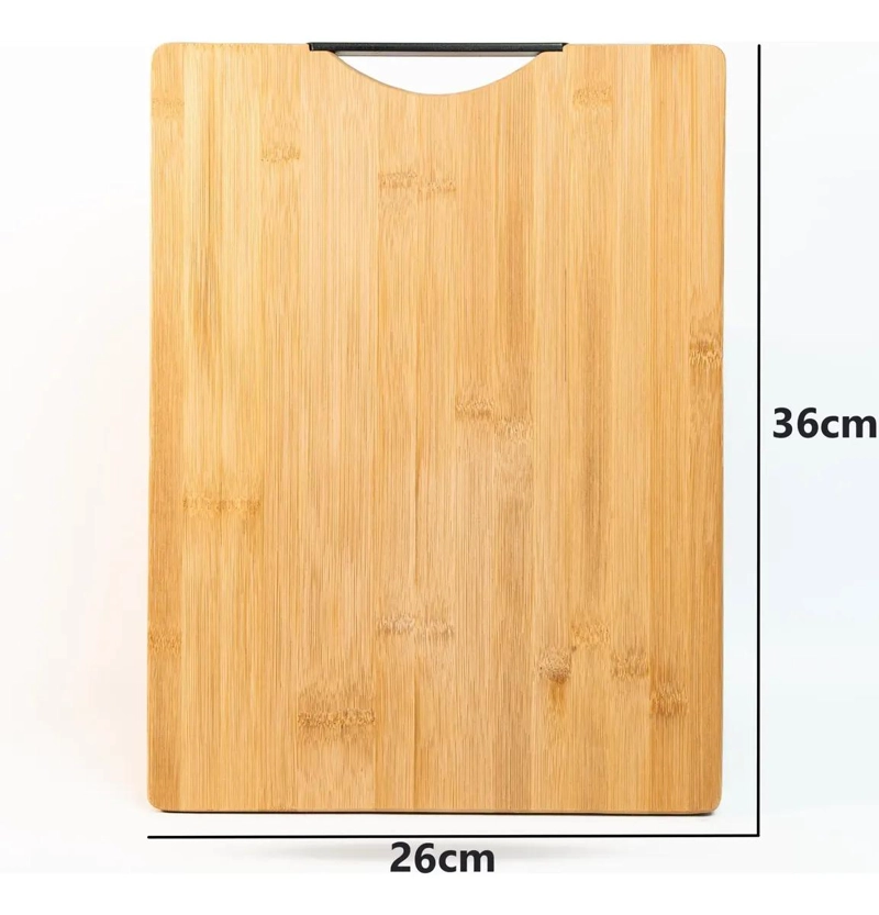 TABLA DE CORTAR DE MADERA PARA CARNE Y VERDURAS CON DISEÑO PARA PICOTEO - 2