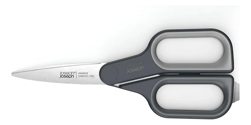 TIJERAS MULTIUSO CON DISEÑO ERGONOMICO Y HOJA AFILADA GRIS - 1