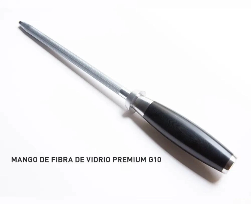 CHAIRA AFILADOR DE CUCHILLOS PROFESIONAL CON MANGO ERGONOMICO - 3