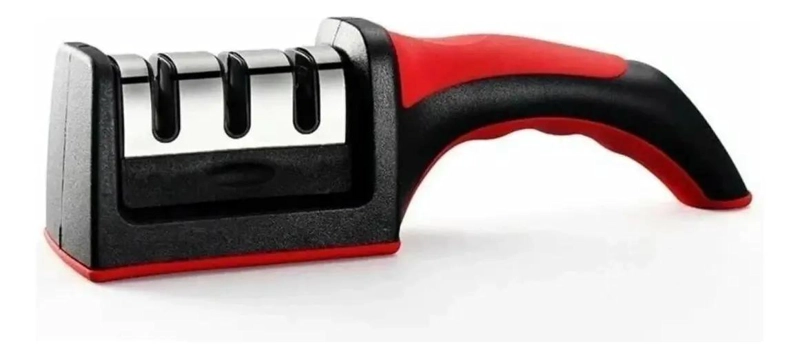 AFILADOR ERGONOMICO TRIFASICO PARA CUCHILLOS DE ACERO INOXIDABLE - 3