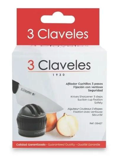 AFILADOR DE CUCHILLOS CON VENTOSA Y SISTEMA SEGURO PARA USO DOME STICO - 2