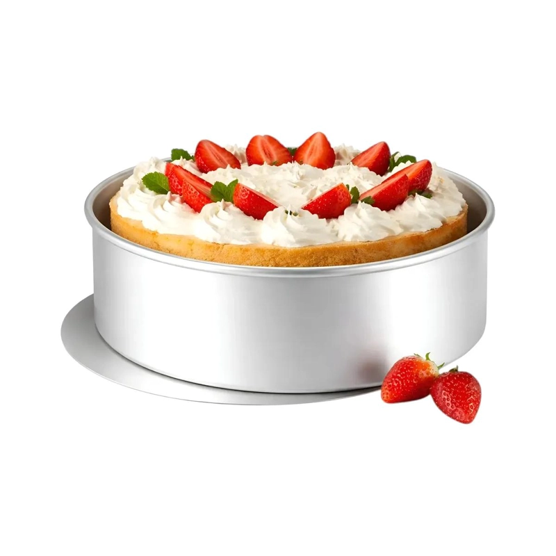 MOLDE DESMONTABLE DE ALUMINIO PARA TORTA 26X10 CM - 1