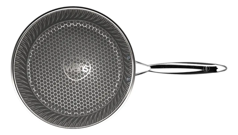 SARTE N ANTIADHERENTE DE 24 CM CON DISEÑO HONEY COMB - 1
