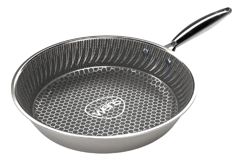 SARTE N ANTIADHERENTE DE 24 CM CON DISEÑO HONEY COMB - 2