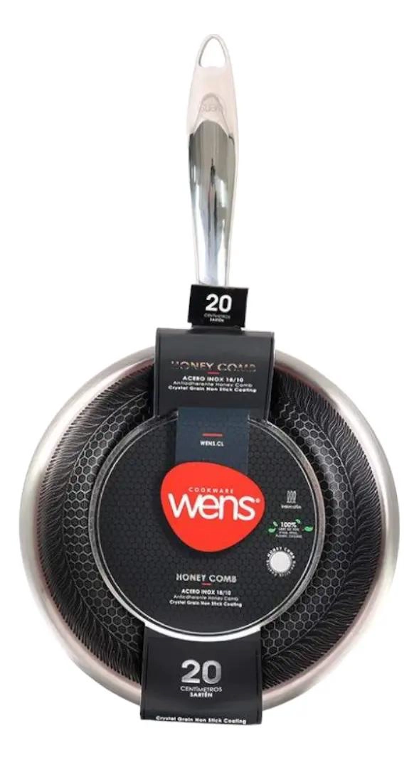 SARTE N ANTIADHERENTE DE 24 CM CON DISEÑO HONEY COMB - 3