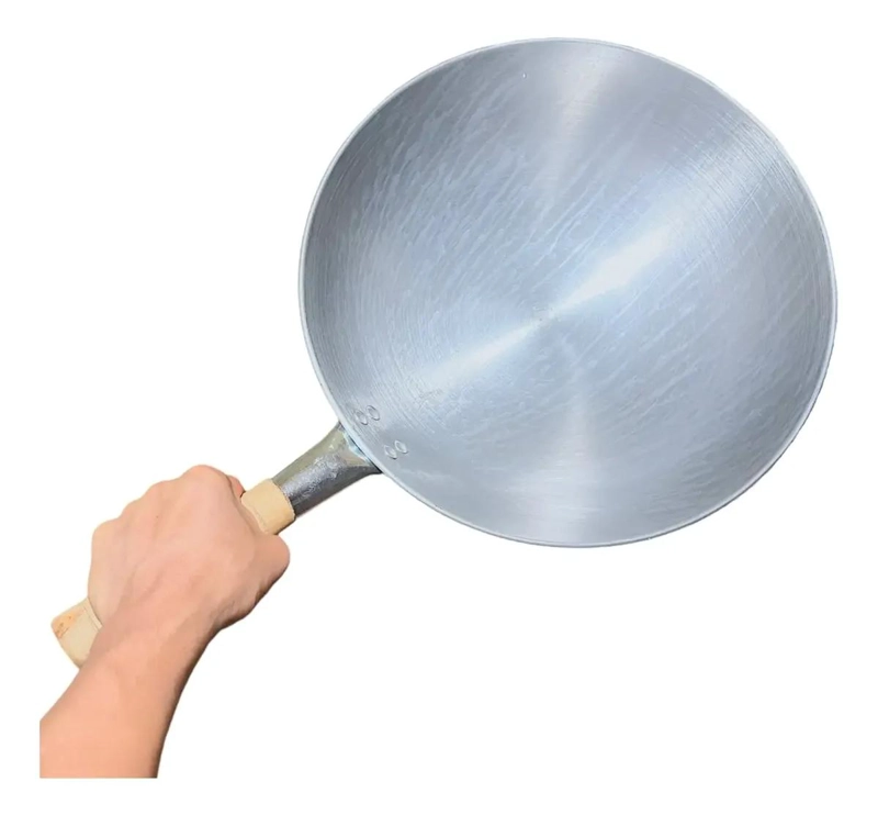 SARTE N TIPO WOK DE ACERO CON DIAMETRO DE 37 CM PARA COCINA - 3