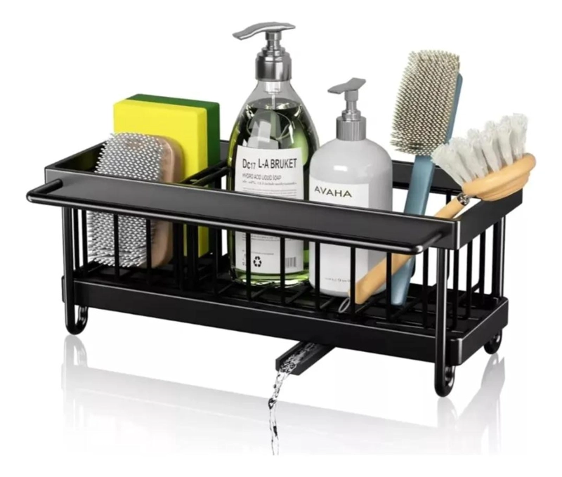 PORTA ESPONJA ESCURRIDOR MULTIFUNCIONAL PARA COCINA MODERNA Y PRACTICA - 1